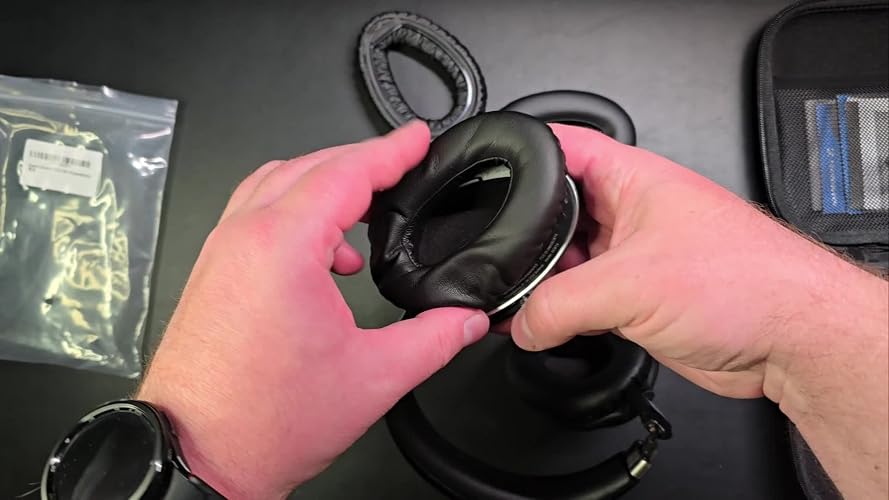 HATOFES Ersatz-Ohrpolster Aus Weichem Proteinleder – Passend Für Sennheiser PXC 550, PXC 550-II Und MB 660 Serie