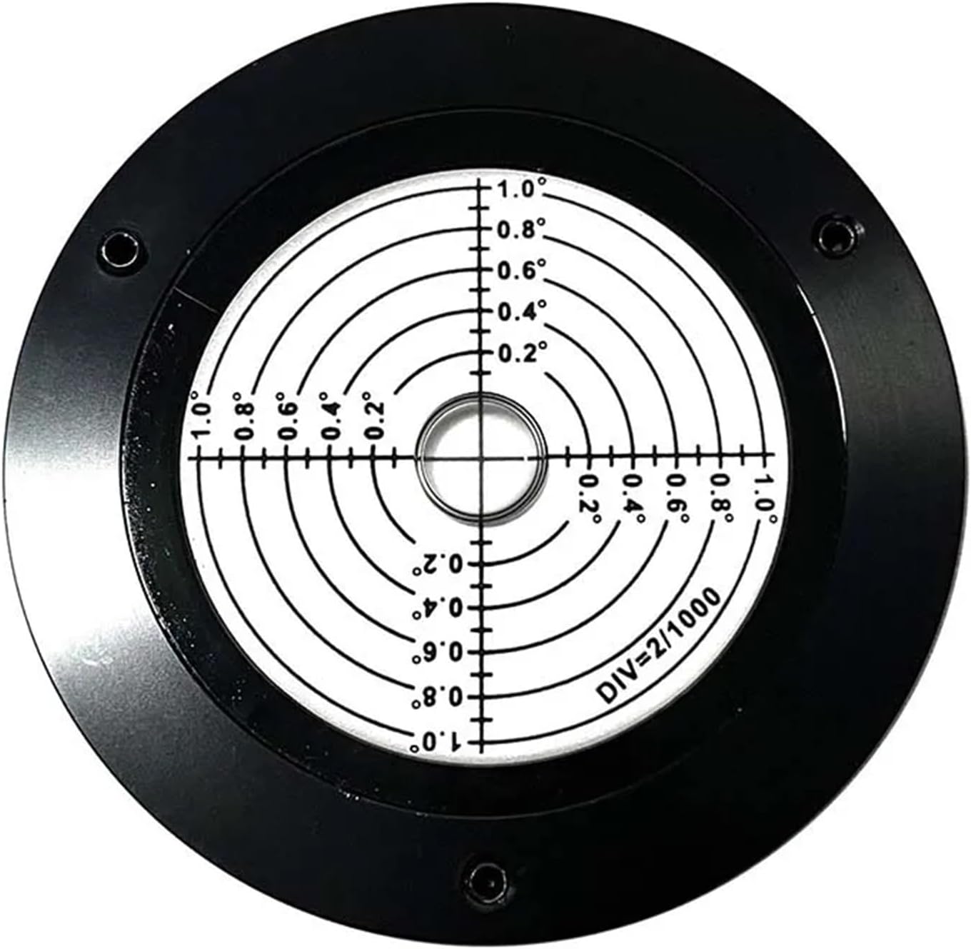 Adjustable Circular Bubble Level High-Precision 2/1000 1/1000 Circular Leveling Blister Bead 80x12mm for Workbench DIY 1PCS(2-1000Green)