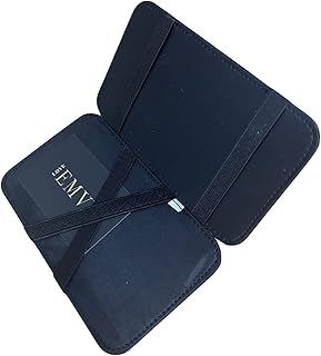 Magic Wallet Trader Taxi Puzzle Wallet - Ecopelle, Nero , Taglia unica, Classico