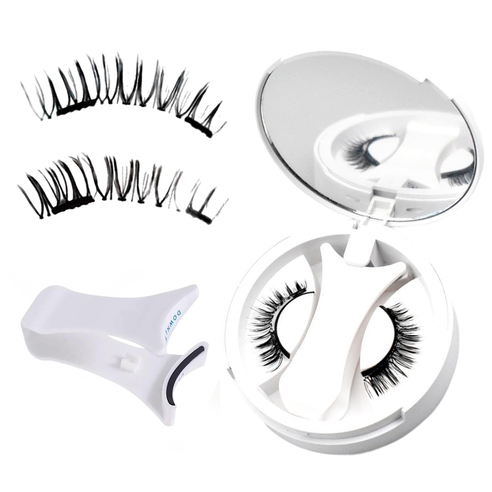 Magnetic Eyelashes, 1 Pair Fine Magnetic Eyelashes, Reusable Magnetic Eyelashes, Natural Look