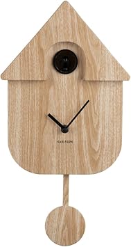 Karlsson Cuckoo Modern Wall Clock Light Wood