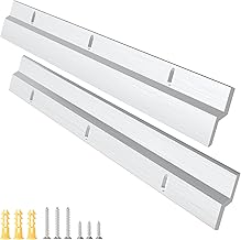 1 Pair Z Clamps for Hanging Heavy Duty 30 cm, Heavy Duty Suspension System, Z-Hanger with Screws for Heavy Frame, Bed Headboard, Mirror, Rack