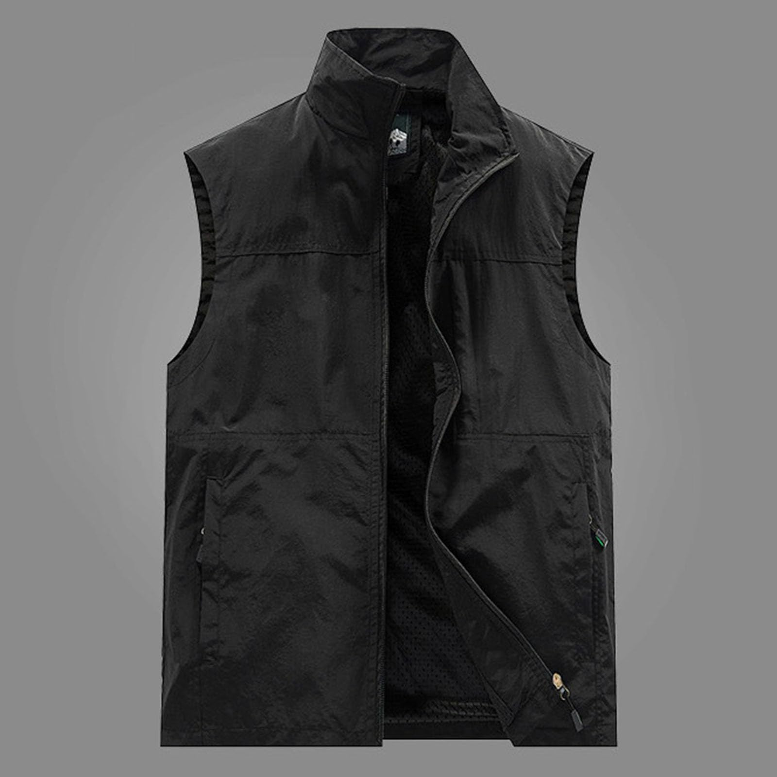 Gilet estivo da uomo, leggero, in lino, colore: bianco