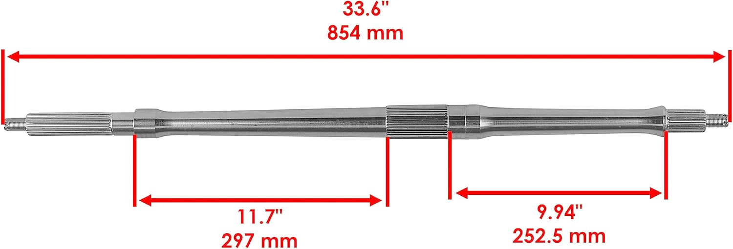 Caltric Rear Axle Shaft Compatible with Yamaha Wolverine 350 Yfm350Fx 4X4 1997-2005