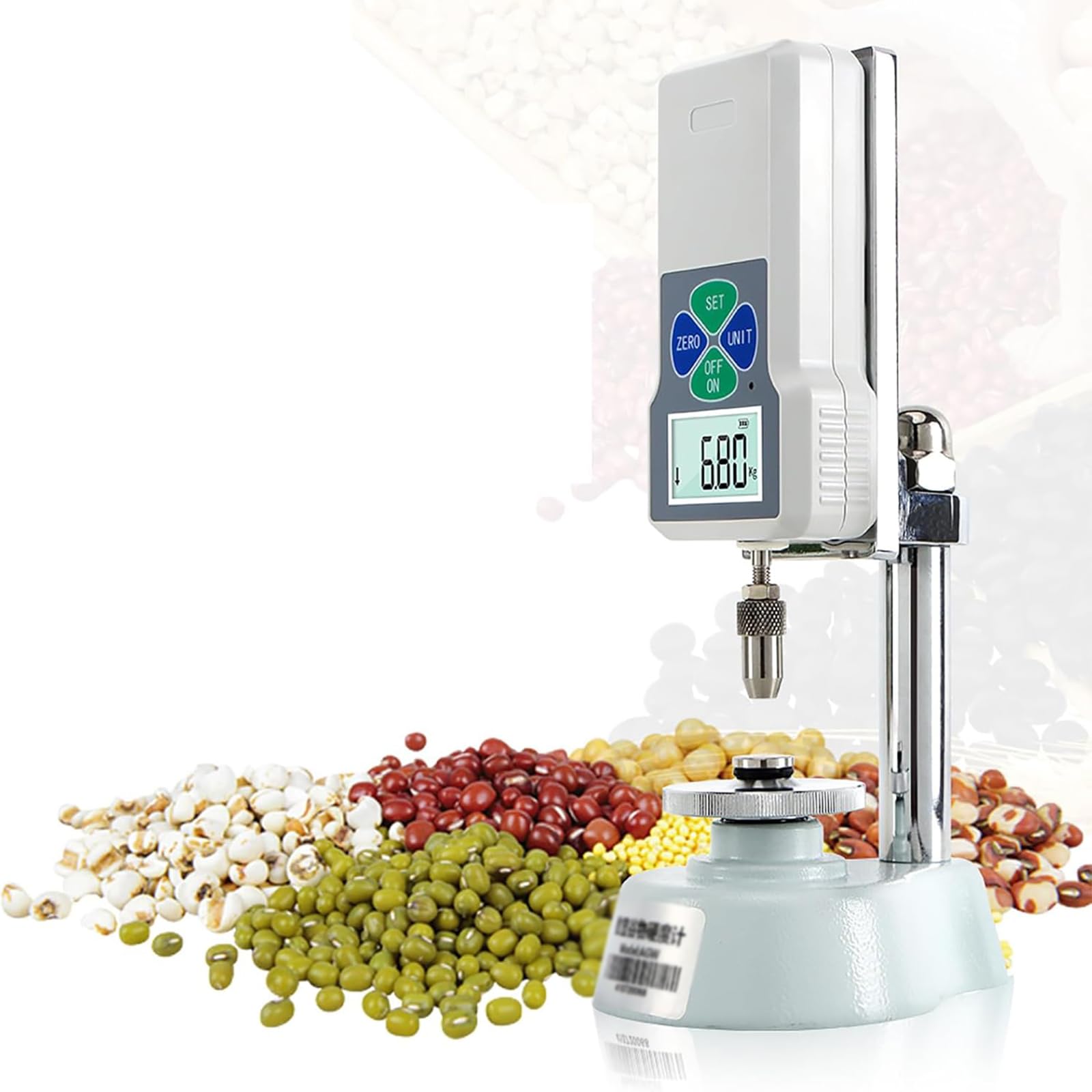 Probador digital de dureza de grano con pantalla LCD, 3 modos de medición para pruebas precisas de dureza de grano, dispositivo de precisión avanzado
