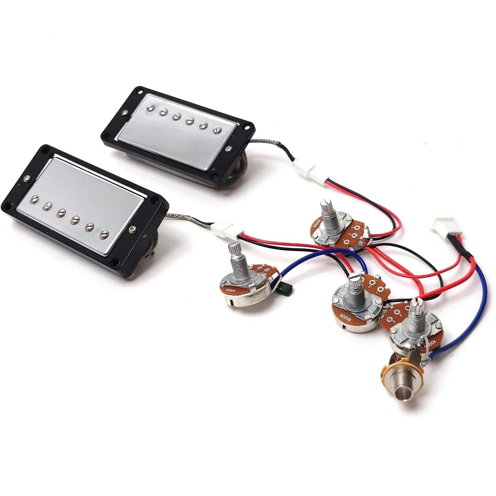 Wiązka Przewodów Gitarowych Przetwornik Humbucker Alnico 2 Do Gitary Z Wiązką Przewodów 2V2T(Type1)