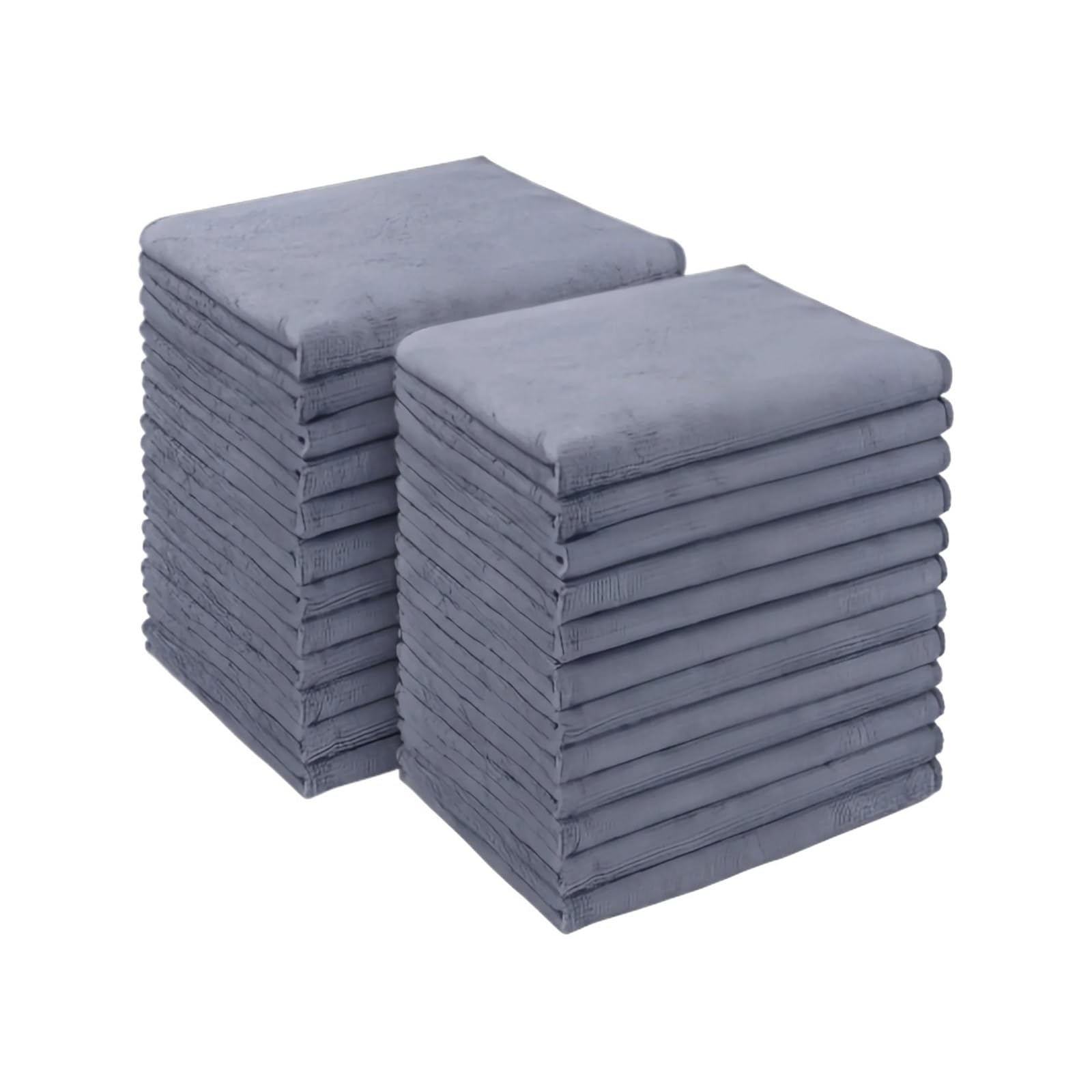 24-Pack Lint-Free Microfiber Cloths - 12x16 Inch Towels for Car Detailing Kitchen Home Cleaning