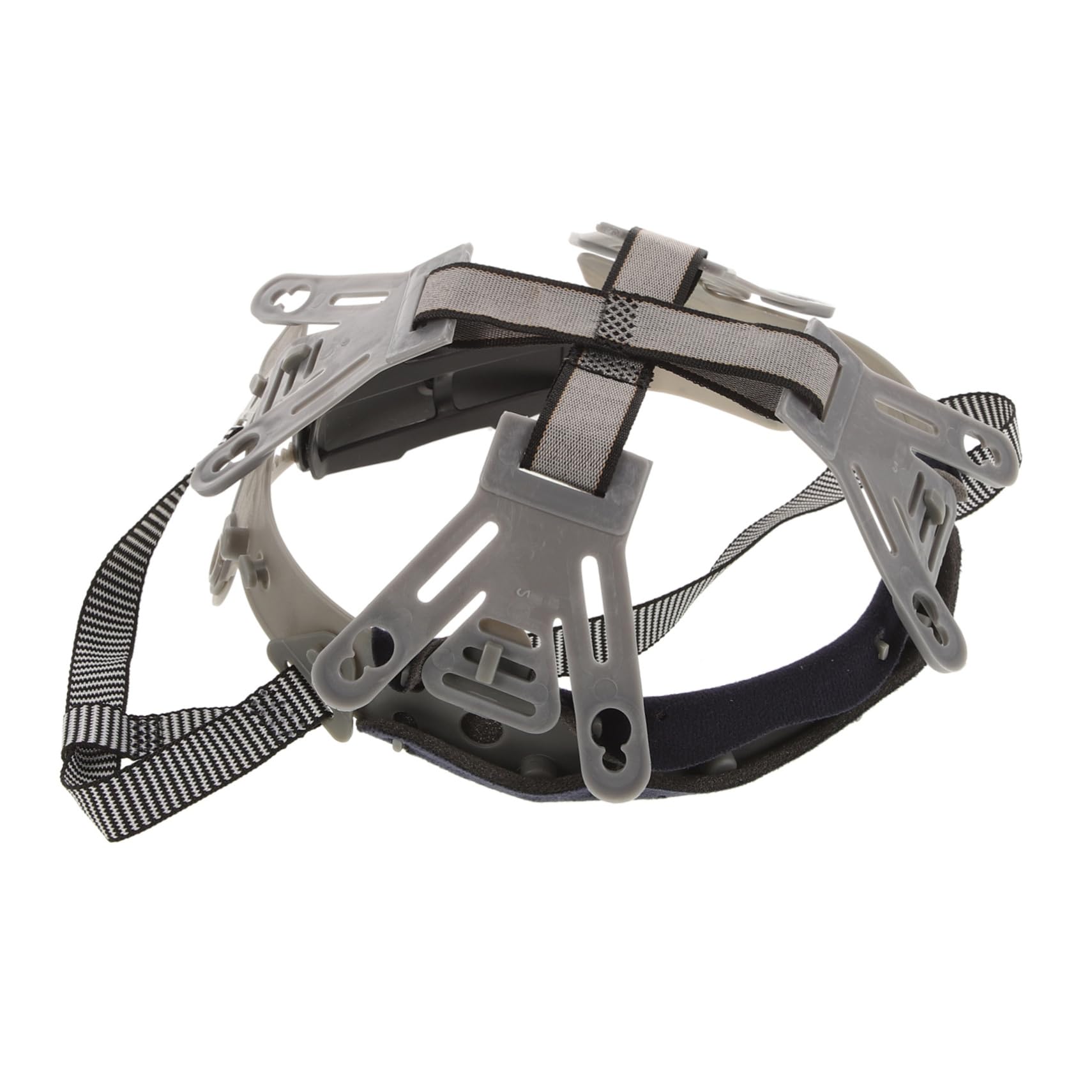 SHINEOFI fodera del casco elmetto protettivo con cinturino sottogola fodera per elmetto sicurezza fodere per elmetti da uomo della fodera del cappello duro plastica Grigio