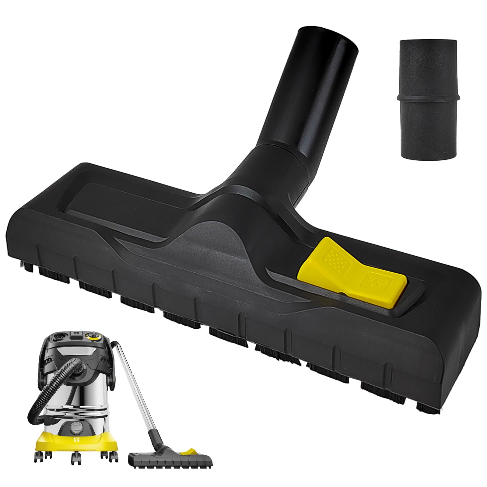 Spazzola Aspirapolvere Universale per Kärcher WD3 WD4 WD5 WD6, Materiale Plastico, Accessorio per Aspirapolvere, Adatto per Uso Domestico, Alberghiero e Ufficio (26 × 6.6 × 4.5 cm)