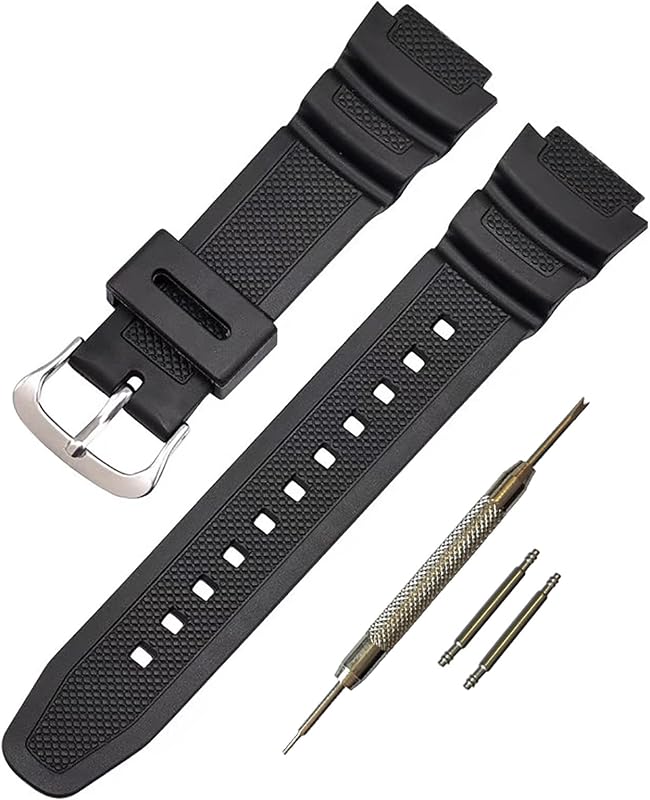 Waterproof Natural Resin Replacement Watch Band for Casio AQ-S810 AQ-S800W AE1200WH W-735H AEQ-110 STL-S100 TRT-110 HDC-700 SGW-300H