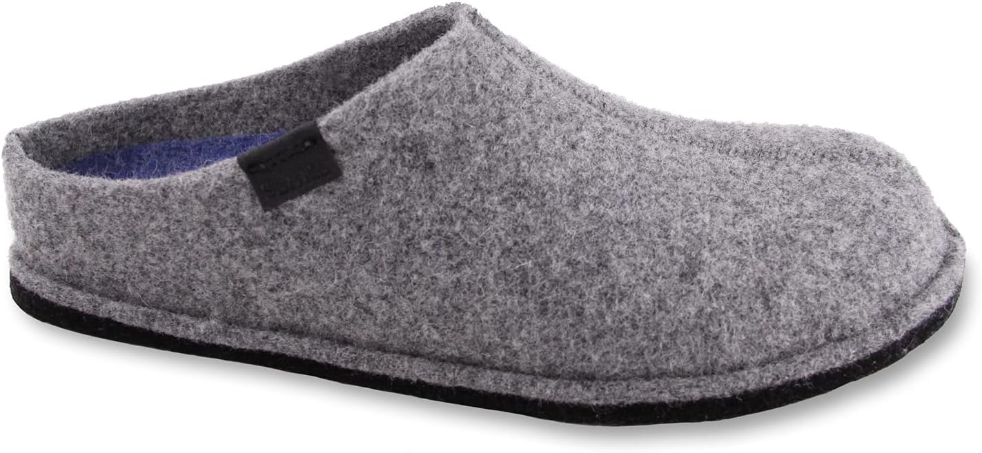 Sanita Faroe Indoor House Slipper Clogs for Men & Women - Open-Back, Removable Footbed, Made of Natural Wool with Danish Minimalist Design