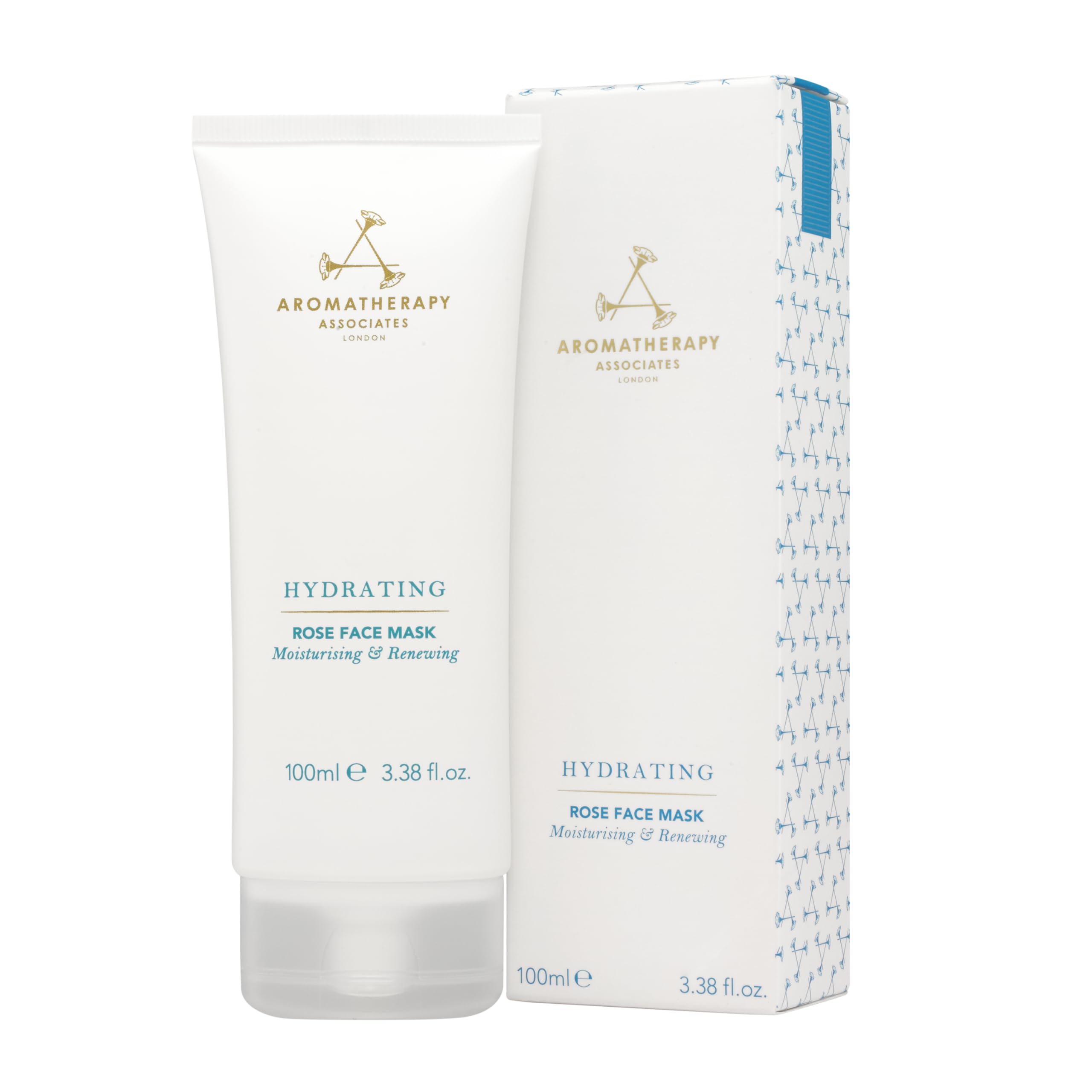 Aromatherapy Associates Hydrating Rose Face Mask - Face Mask with Aloe Vera, Sodium Hyaluronate & Rose Water, 100 ml