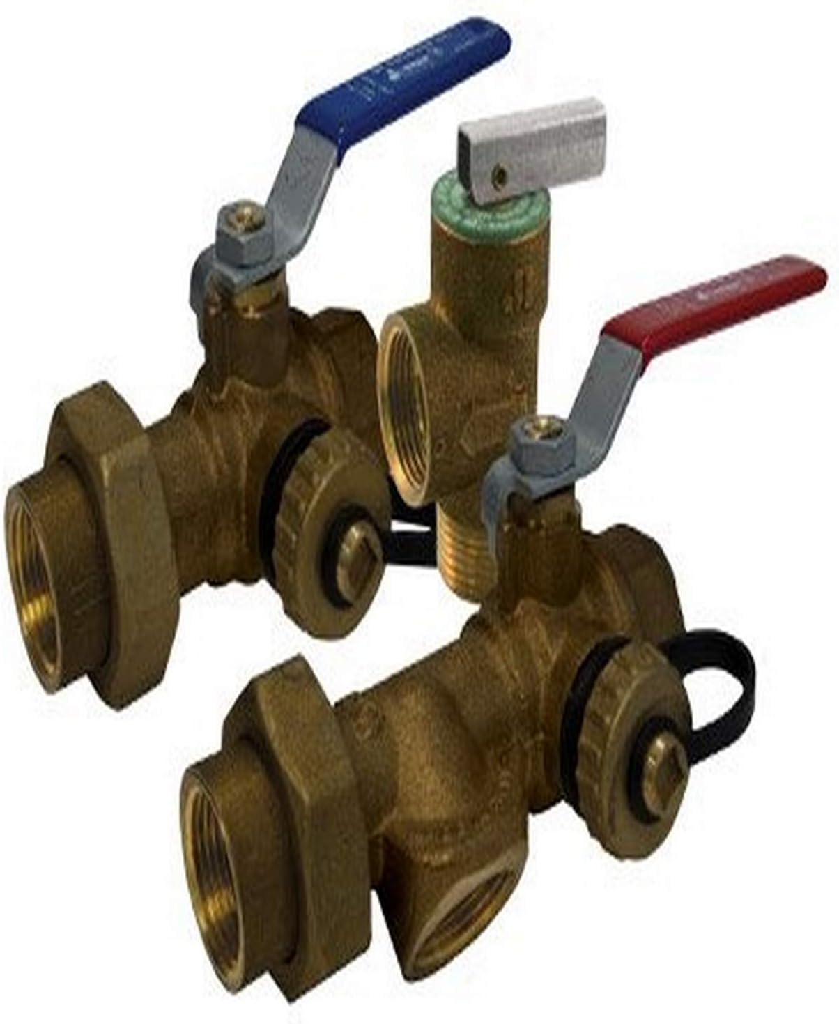 JOMAR TWV-3W-T-KIT 810-504G 3 Way Ball-LF Tankless Water Heater Valve Kit