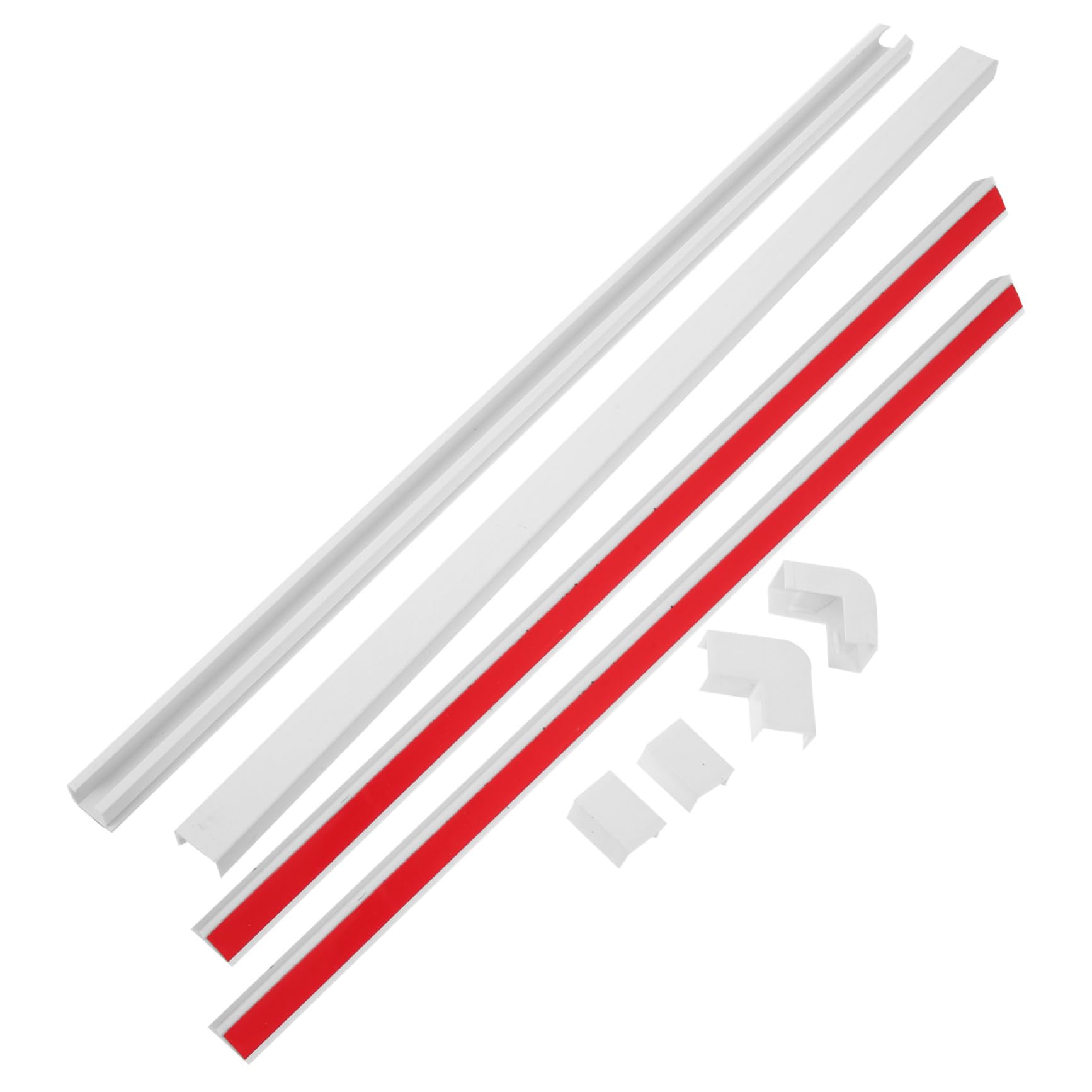 5 Set Canalina Passacavi per Tv Copricavi Muro per Kit per Organizzazione Facile Installazione e Design Ergonomico