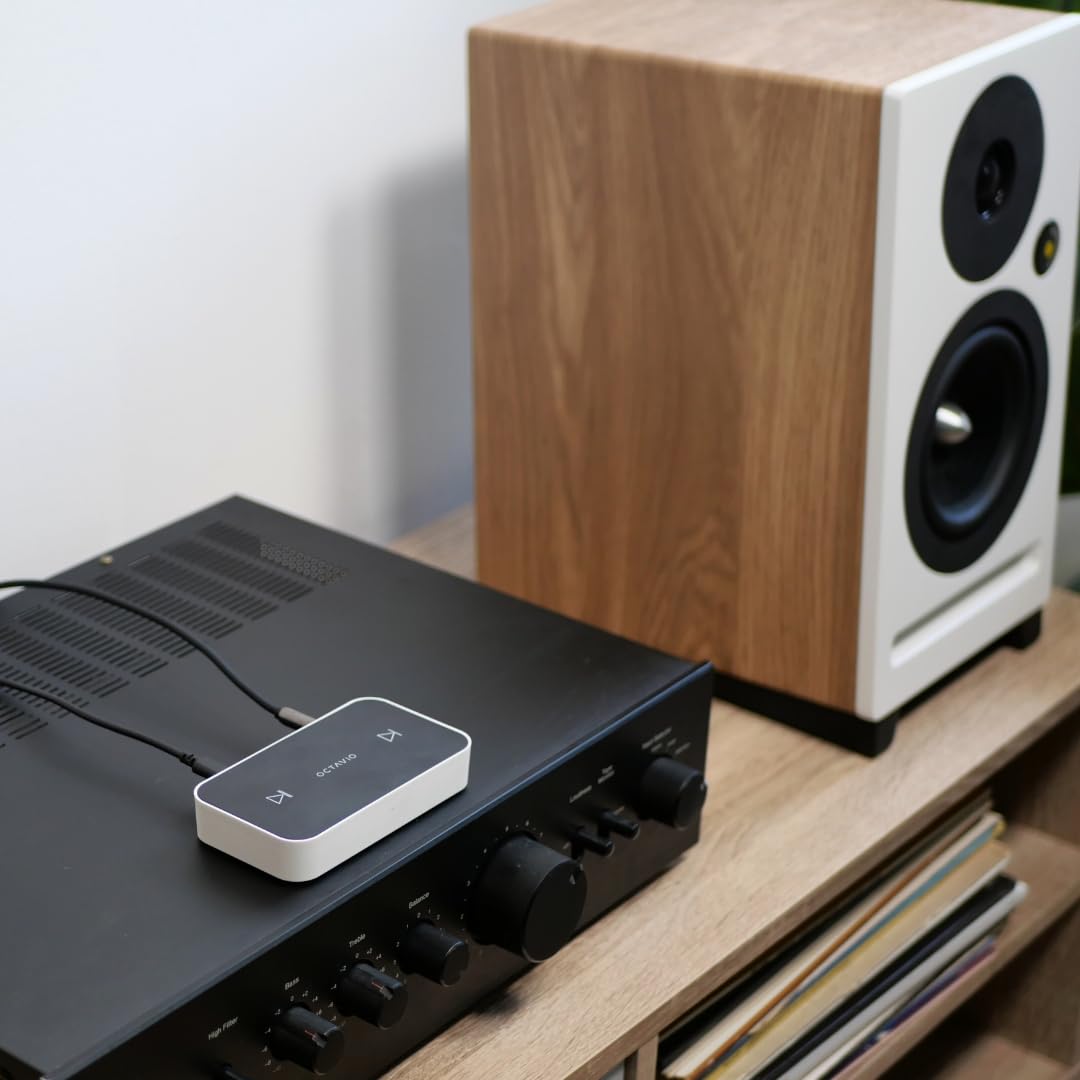 Octavio Stream - Reproductor de Audio Conectado (Wi-Fi/Multiroom) (Cable Audio miniToslink - Toslink)