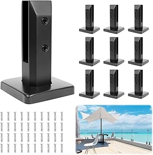 LukLoy 10 Pack Glass Railing Spigot 960g Heavy Duty 316 Stainless Steel ...