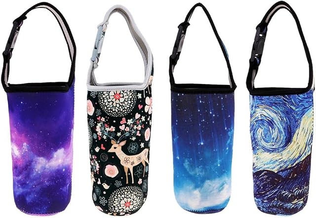 lahomia 4Pcs Tumbler Carrier Holder Pouch for 30oz Vacuum Travel Insulated Mug - Color 2