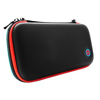 4Gamers Premium Travel Case Compatible with Nintendo Switch & Switch Lite and OLED Edition