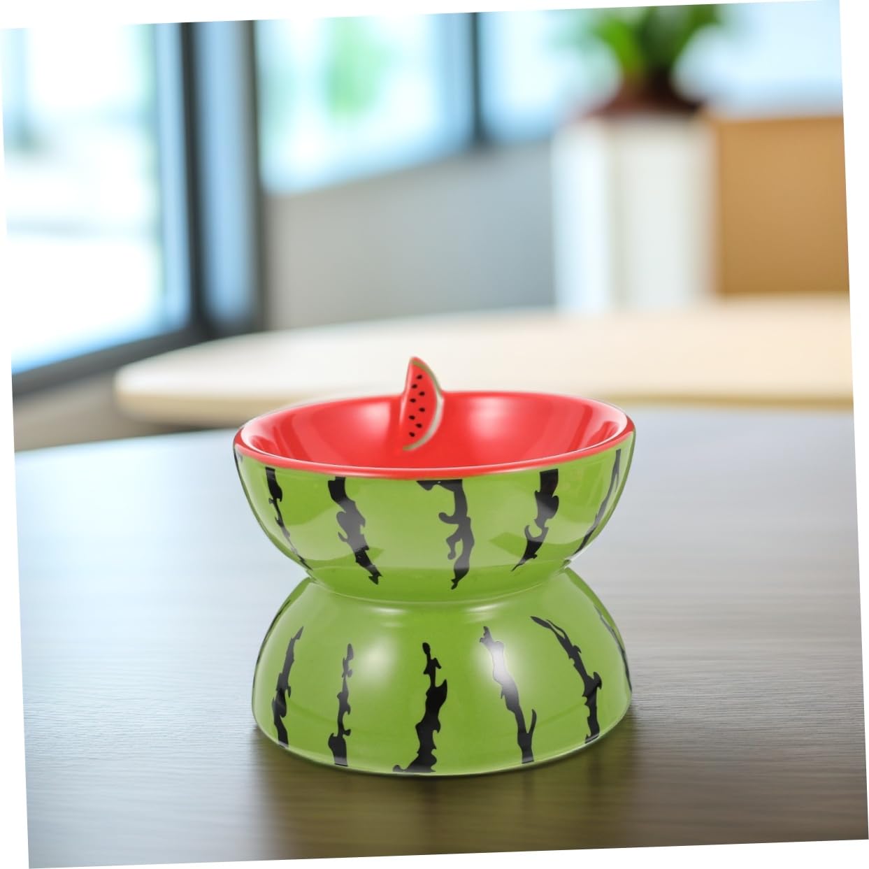 Toyvian Cat Bowl Wear Resistant Pet Dish with Adorable Pattern for Cats and Dogs Easy to Clean Comfortable Elevated Design for Mealtime for Daily Use