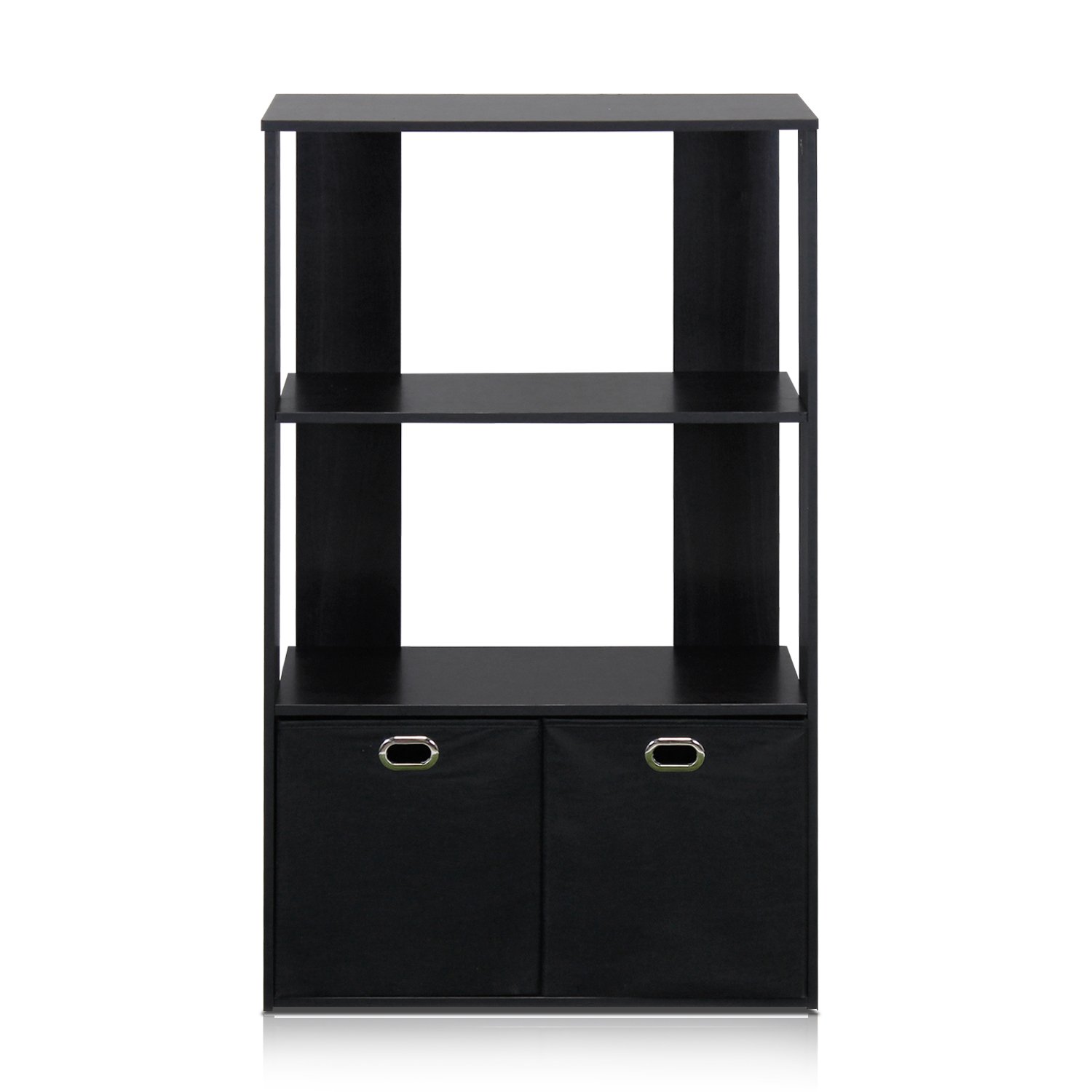 Furinno Bookcases, Wood, Espresso/Black, one size