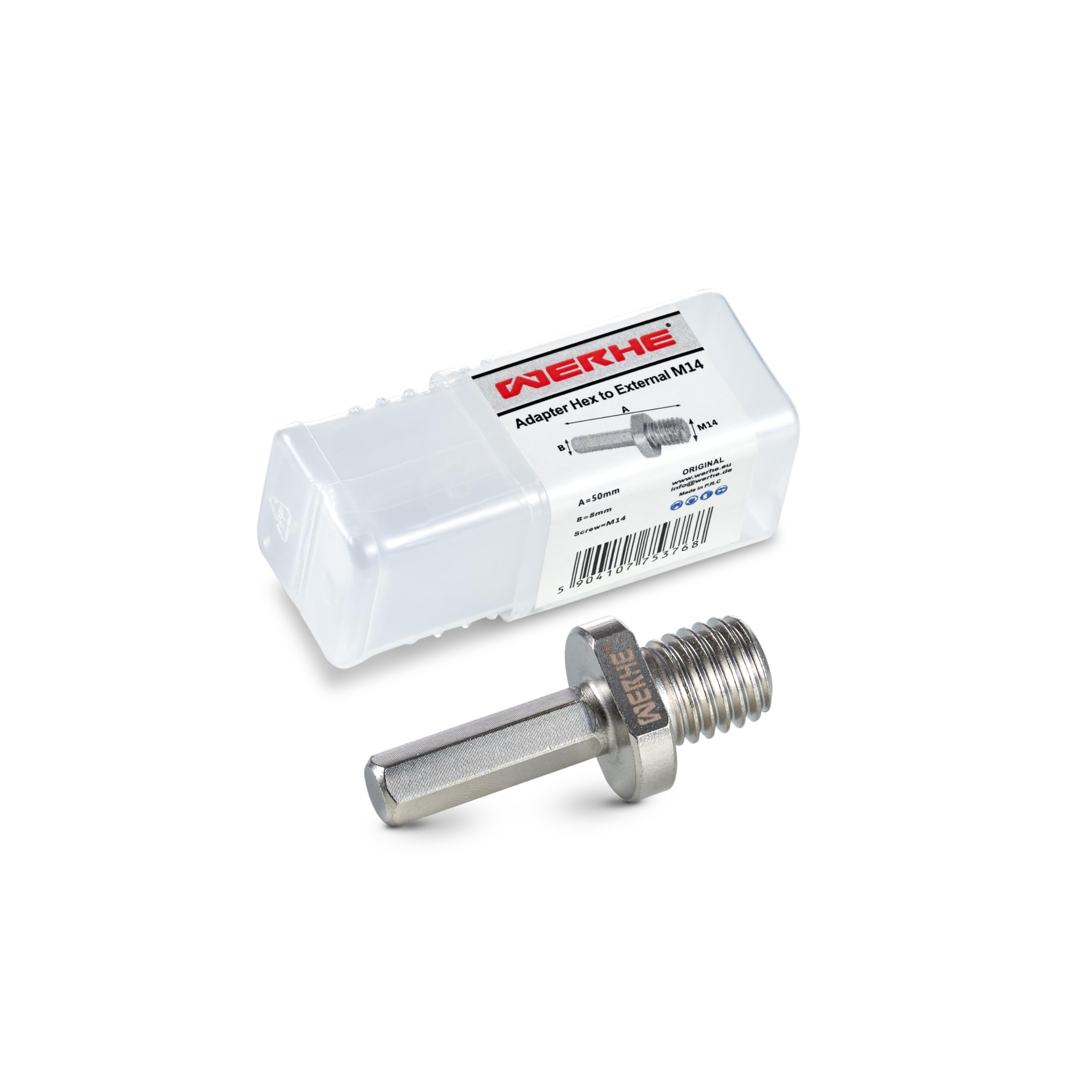 Adattatore Per Trapano Con Codolo Esagonale - Per Viti M14, Dischi Lucidatrici E Utensili