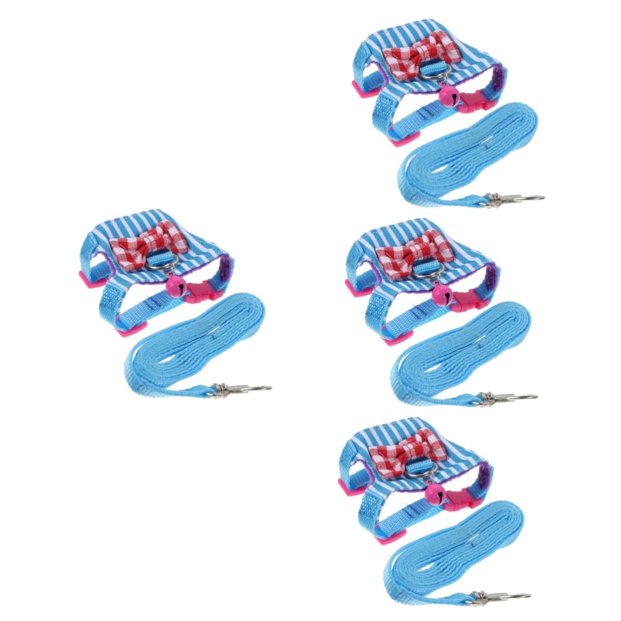 Harnais pour hamster avec gilet respirant BESPORTBLE | Pack de 4 laisses confortables