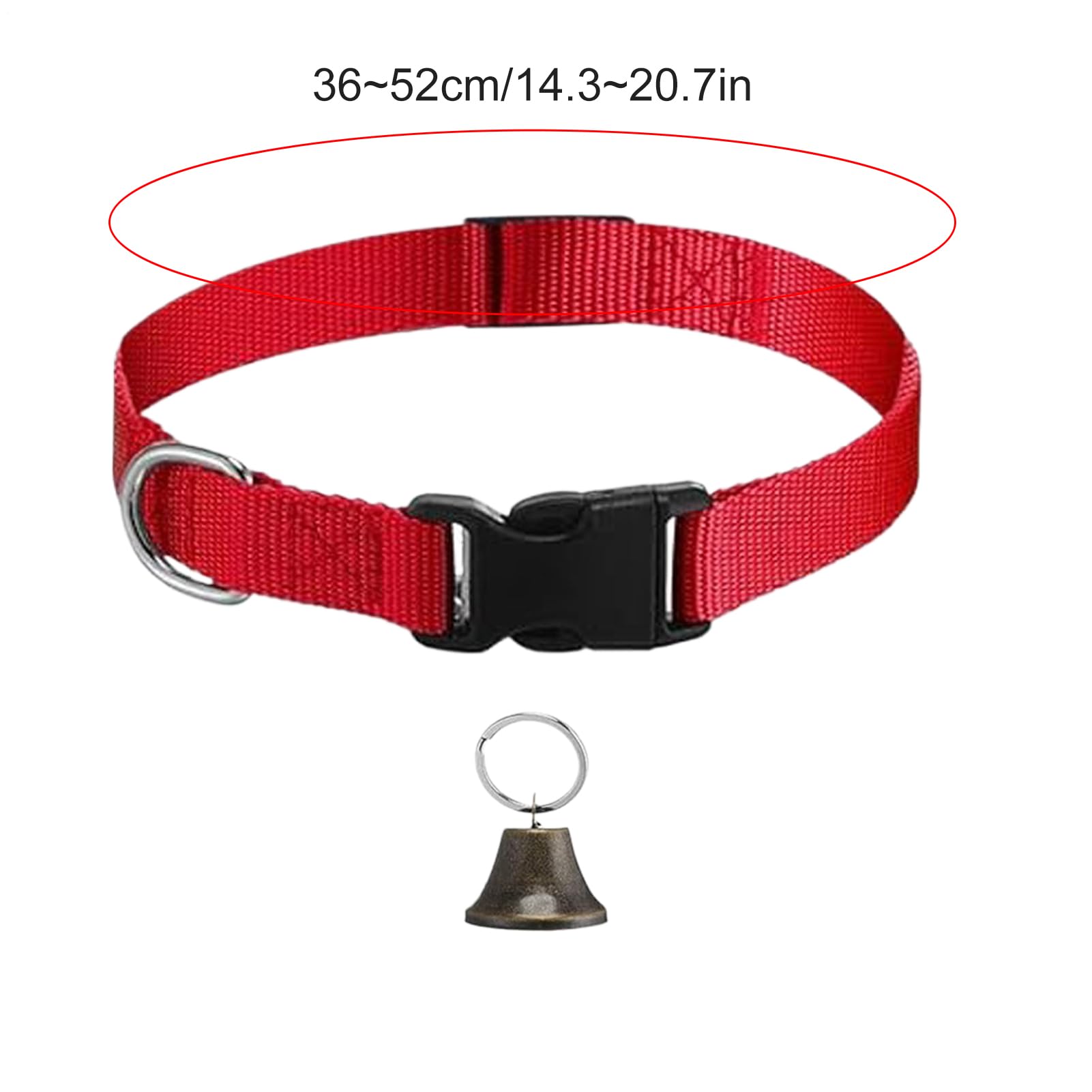 Collier de Chèvre pour Concours | Collier Réglable en Nylon pour Mouton,Cloche d'Alpage Sonore Anti-Perdition pour Les Vaches, Les Chèvres de Compagnie, Les Troupeaux, l'Entraînement