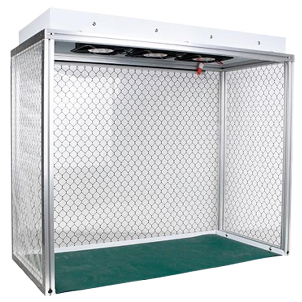 Cabina De Flujo Laminar Portátil para Sala Blanca | 3 Ventiladores,Filtro Hepa,Cortina Electrostática,Mesa Limpia,Electrónica,Laboratorio,Reparación Lcd,Silenciosa