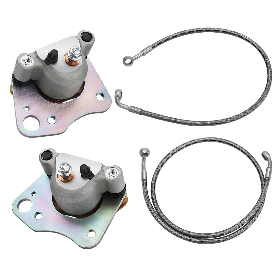 Pinza freno anteriore sinistra e destra Tubo freno per Polaris Ranger | per Polaris Ranger 500 570 ETX 2015-2022 1912119 1912120 1912283 1912284