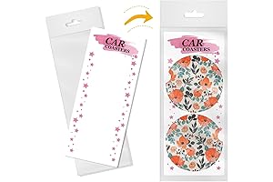 120Pcs Premium Car Coaster Packaging Kit for Selling