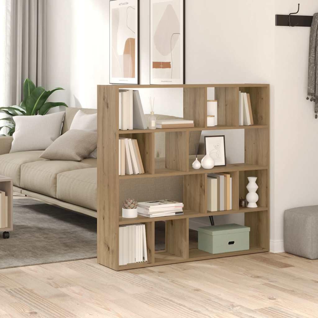 Amazon.com: Book Cabinet Room Divider Artisan Oak Engineered Wood