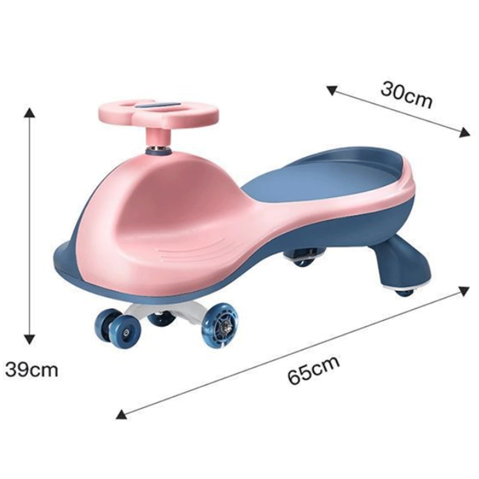 Wiggle Car Music Light Anti-Überschlag-Schaukelautos 100 kg Spielzeug | Tragfähigkeit ab 3 Monaten