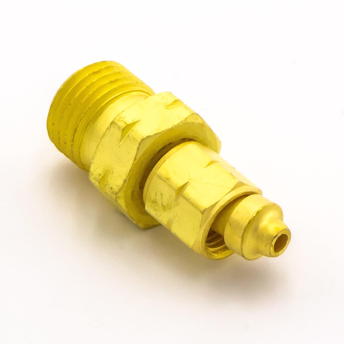 Radnor 64003981 #106 B Left Hand Male X A Left Hand Female Brass Hose Adapter For Acetelyne And Fuel Gases