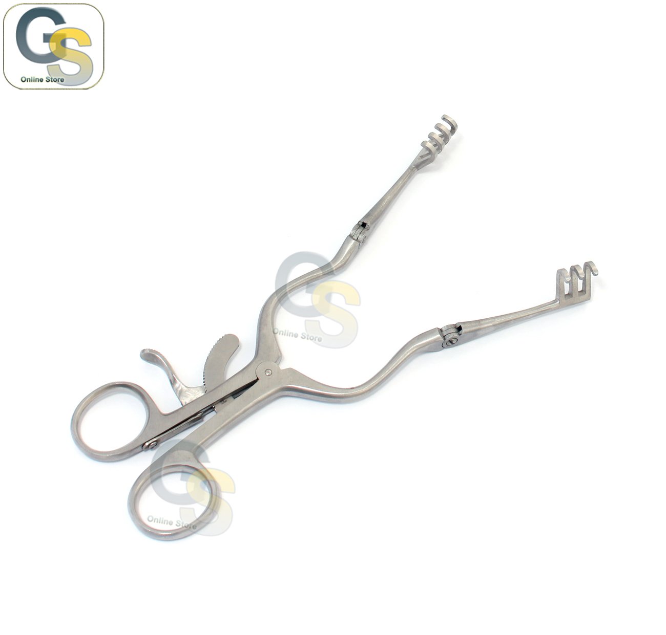 G.S Beckman-WEITLANER Retractor 5.5" 3X4 Blunt HINGED Blade