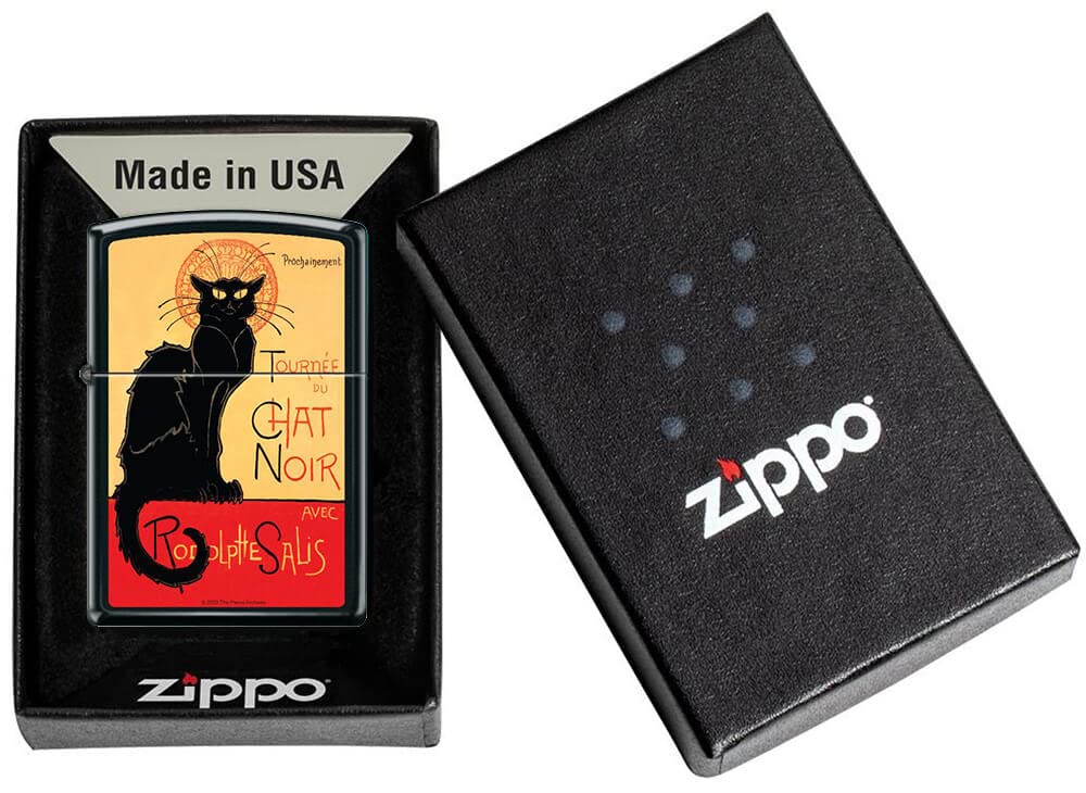 Amazon.com: Chat Noir Black Matte Zippo Lighter : Health & Household