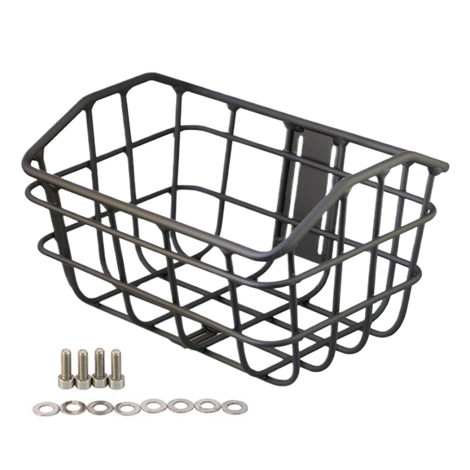Großer Fahrradkorb Vorne Aluminiumlegierung Vorderkorb Mit Großer Kapazität, Schnell klick Halterung, Fahrrad Korb, Lenkerkorb Fahrrad Vorderradkorb, Tragkraft Als Einkaufskorb Für Outdoor Abenteuer