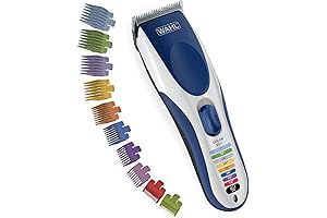 Wahl Color Pro Cordless Rechargeable Hair Clippers 220V: Professional Home Haircuts Made Easy