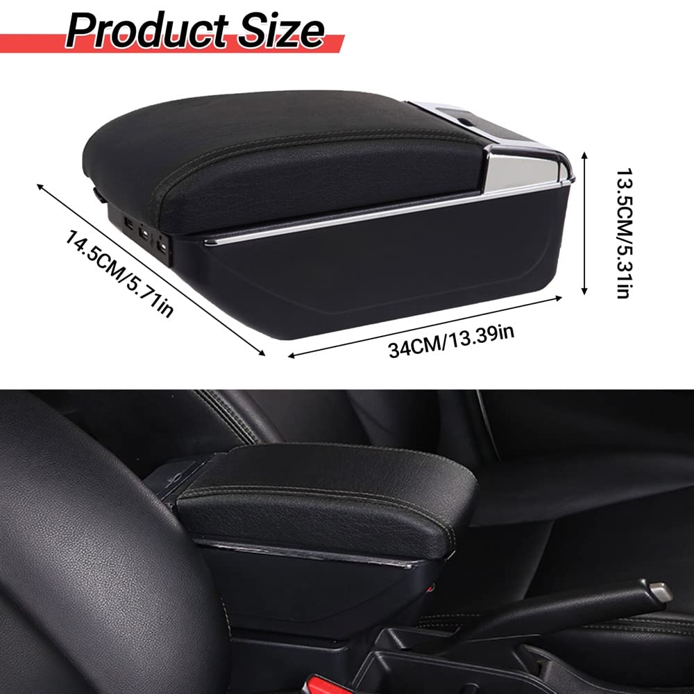 Bracciolo Auto Per Opel Corsa D 2006-2014 - Console Centrale Con Portabevande - Foto 7