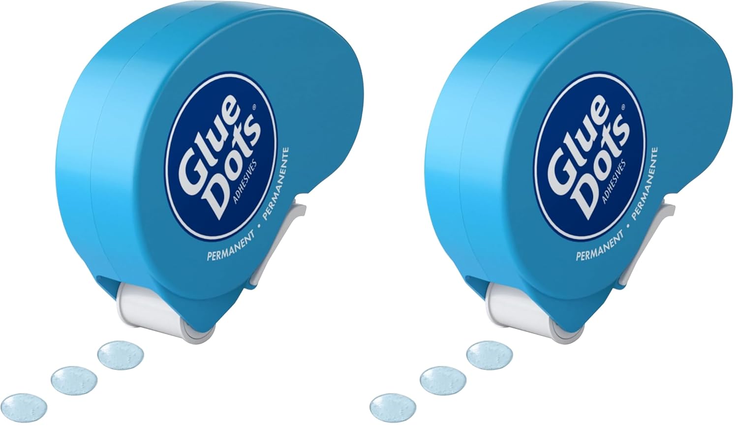 Glue Dots 6-Ct. Dot N' Go Dispenser Set, 200 (.375'') Permanent Dots Each (11346)
