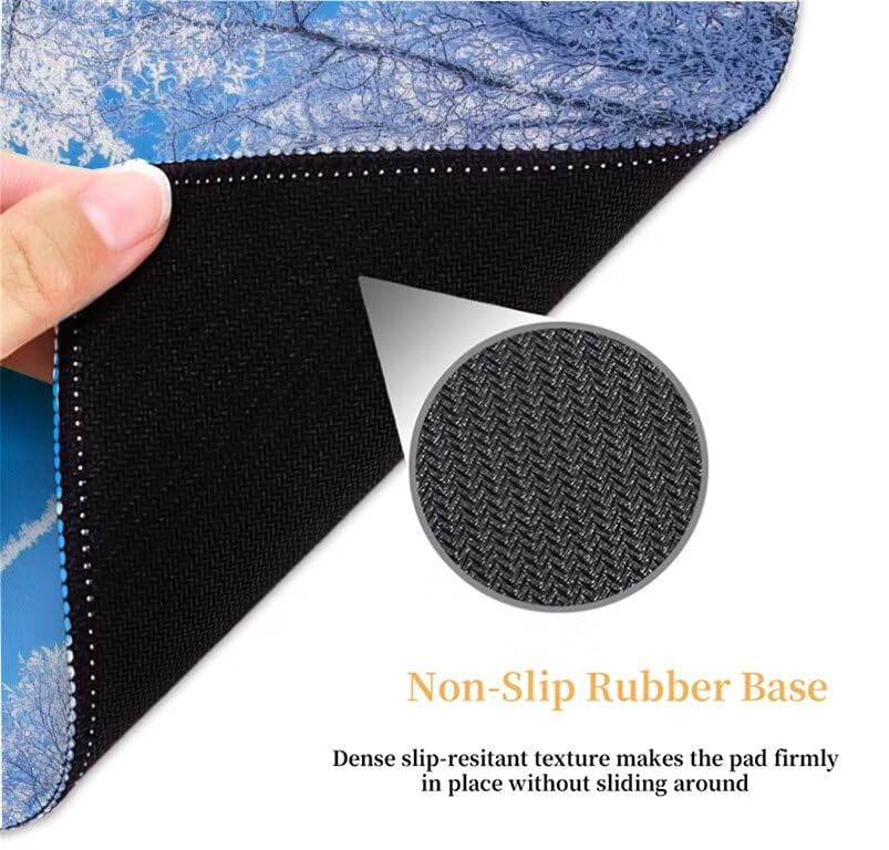 Tapis de souris gamer imperméable et lavable avec base caoutchouc - 5