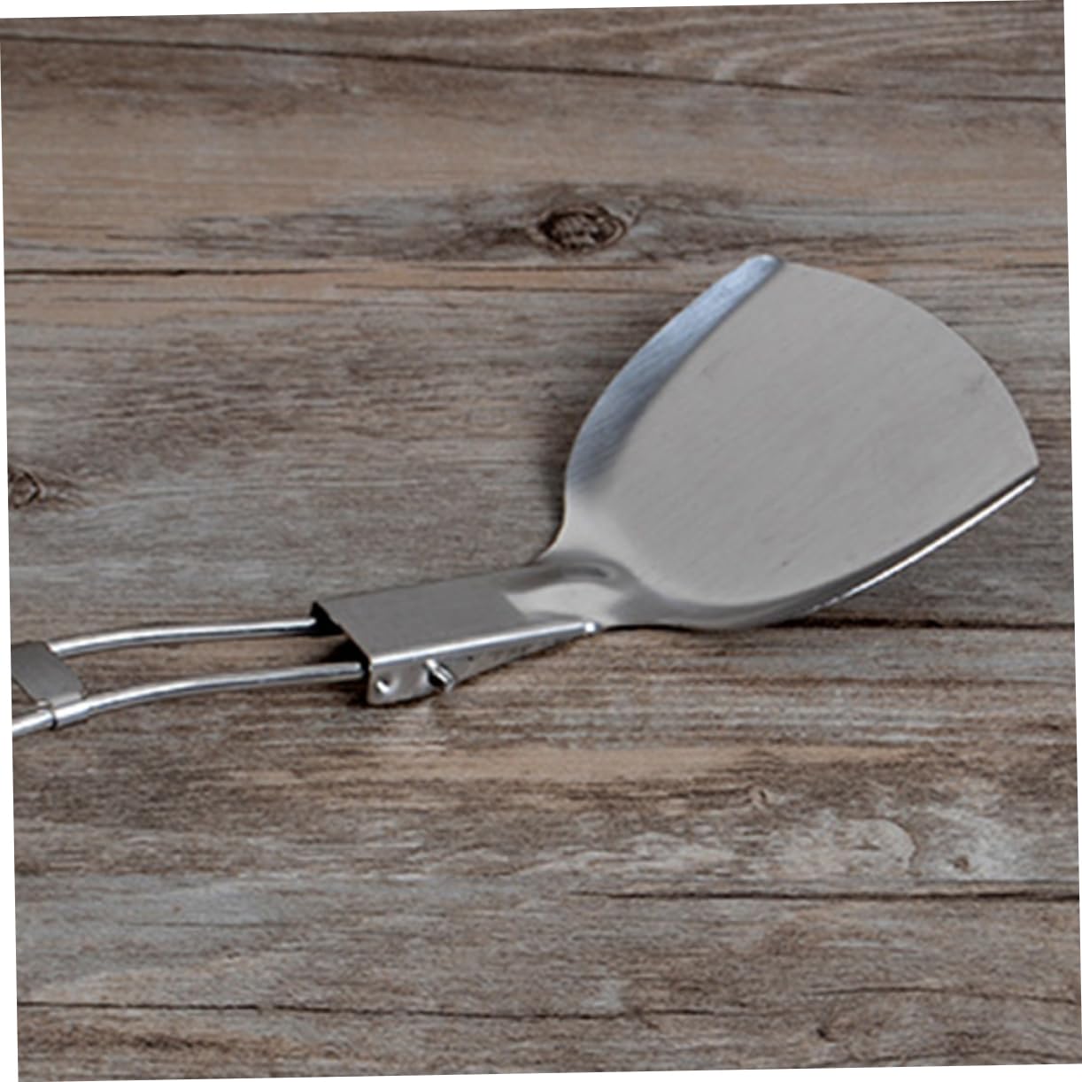 Garneck Foldable Stainless Steel Cooking Spatula Ideal for Outdoor Kitchen Accessories Camping Tools