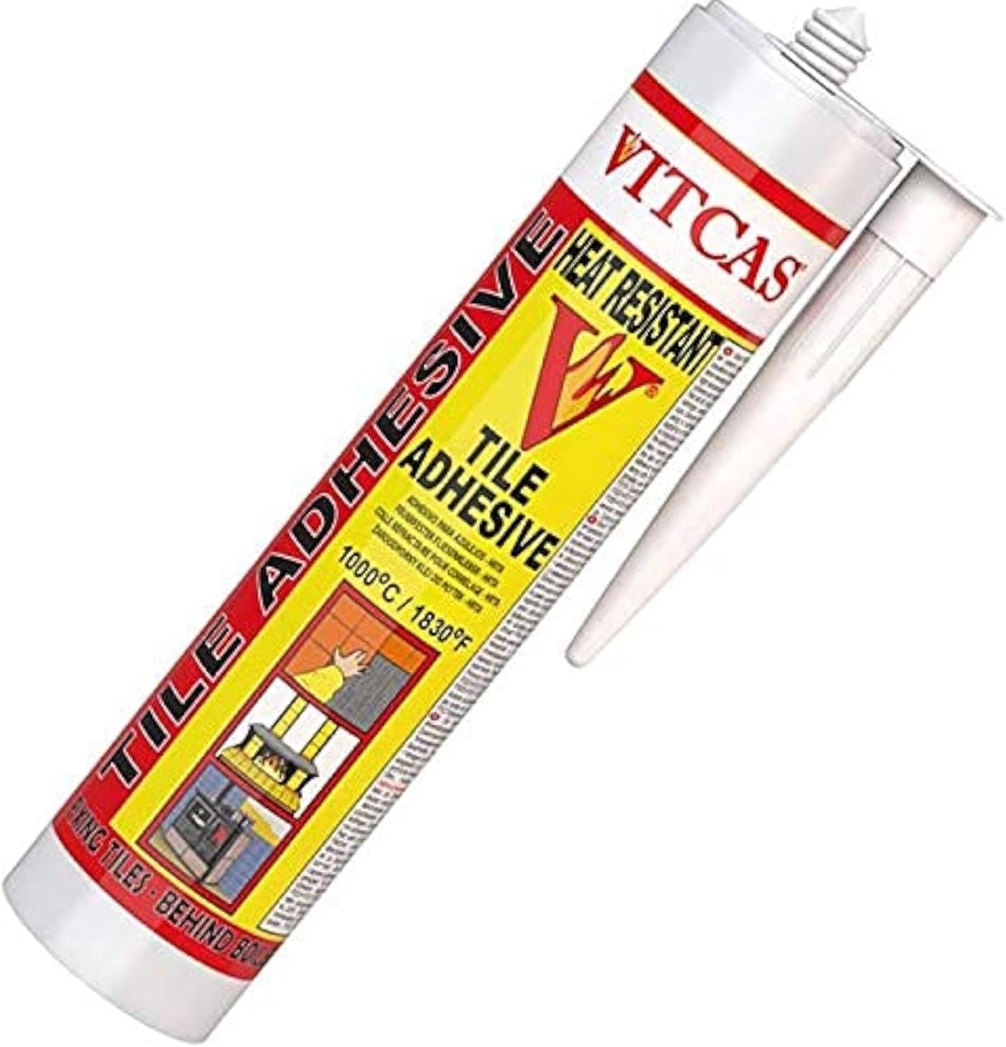 HRTA - Heat Resistant Tile Adhesive 1000 C– Ceramic Sealant - Heat Resistant Sealant – Quick Drying – High Temperature