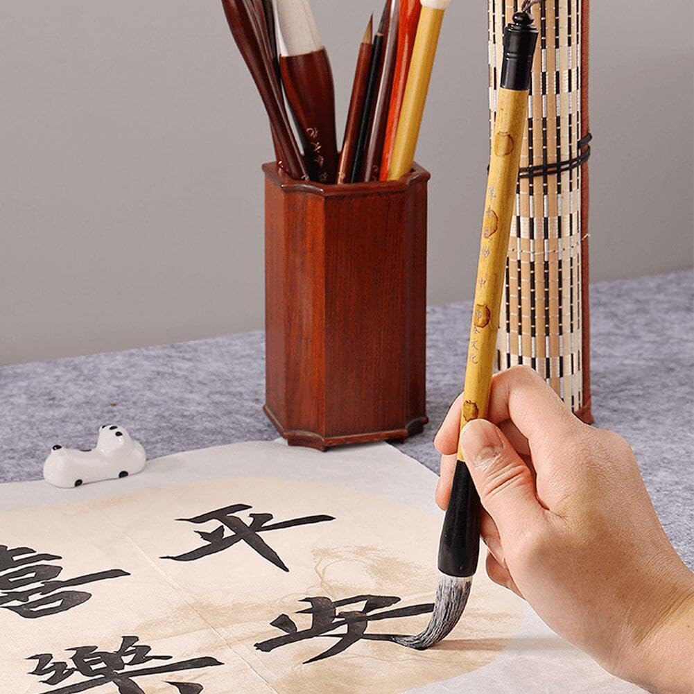 Chinesische Kalligraphiebürsten Malerei Schreiben Pinsel Aquarellbürsten Set Kanji Japanisch Sumi Zeichnung Pinsel Roll-up-pinselhalter