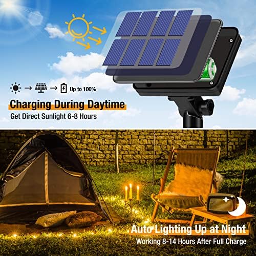 btfarm Solar String Lights Outdoor, 2 Pack Total 300LED 110FT Fairy Light - 1