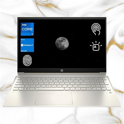HP Pavilion 15t Laptop, pantalla táctil FHD de 15.6 pulgadas, procesador Intel Core i7-1355U, 64 GB de RAM, 1 TB SSD, cámara web, teclado