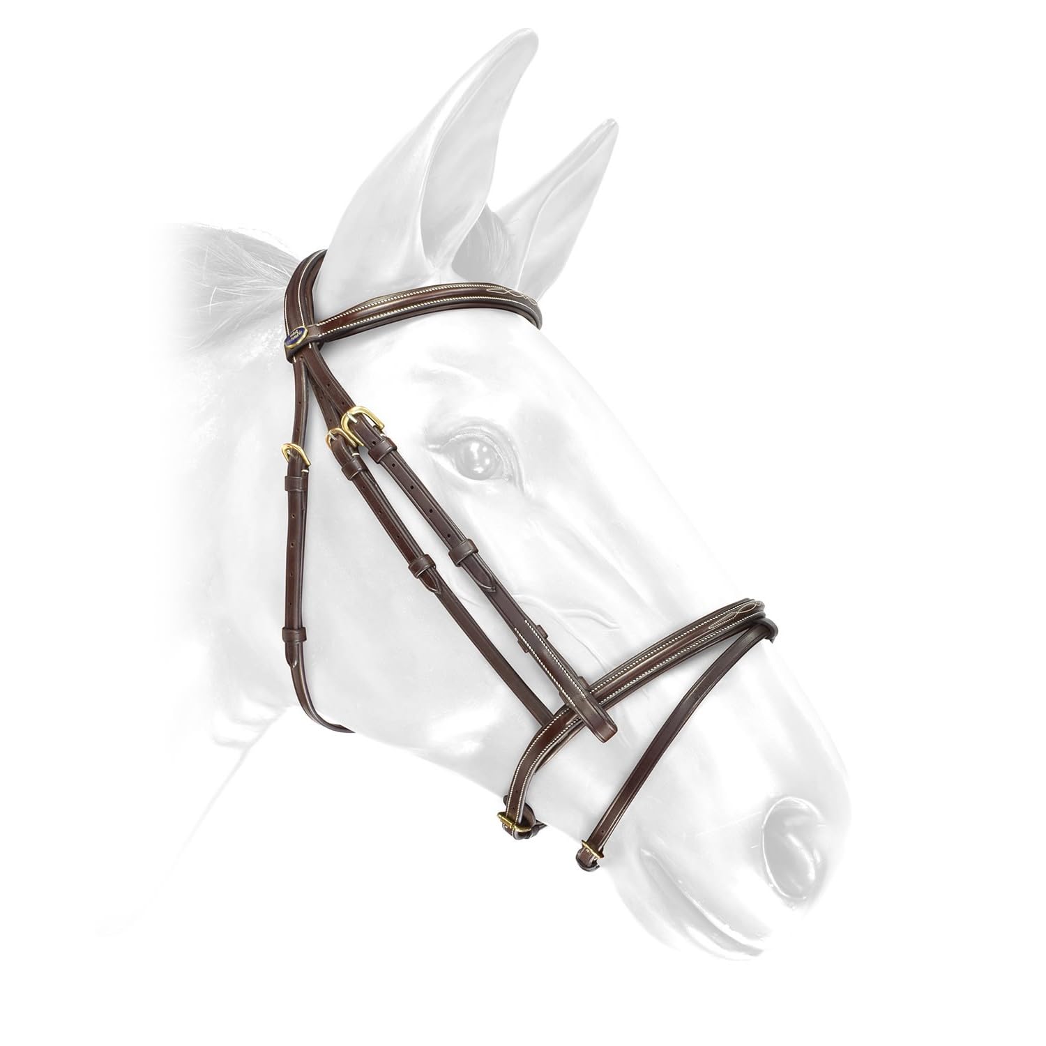 John WhitakerValencia Super Deluxe Pelle Briglia Flash per Cavalli