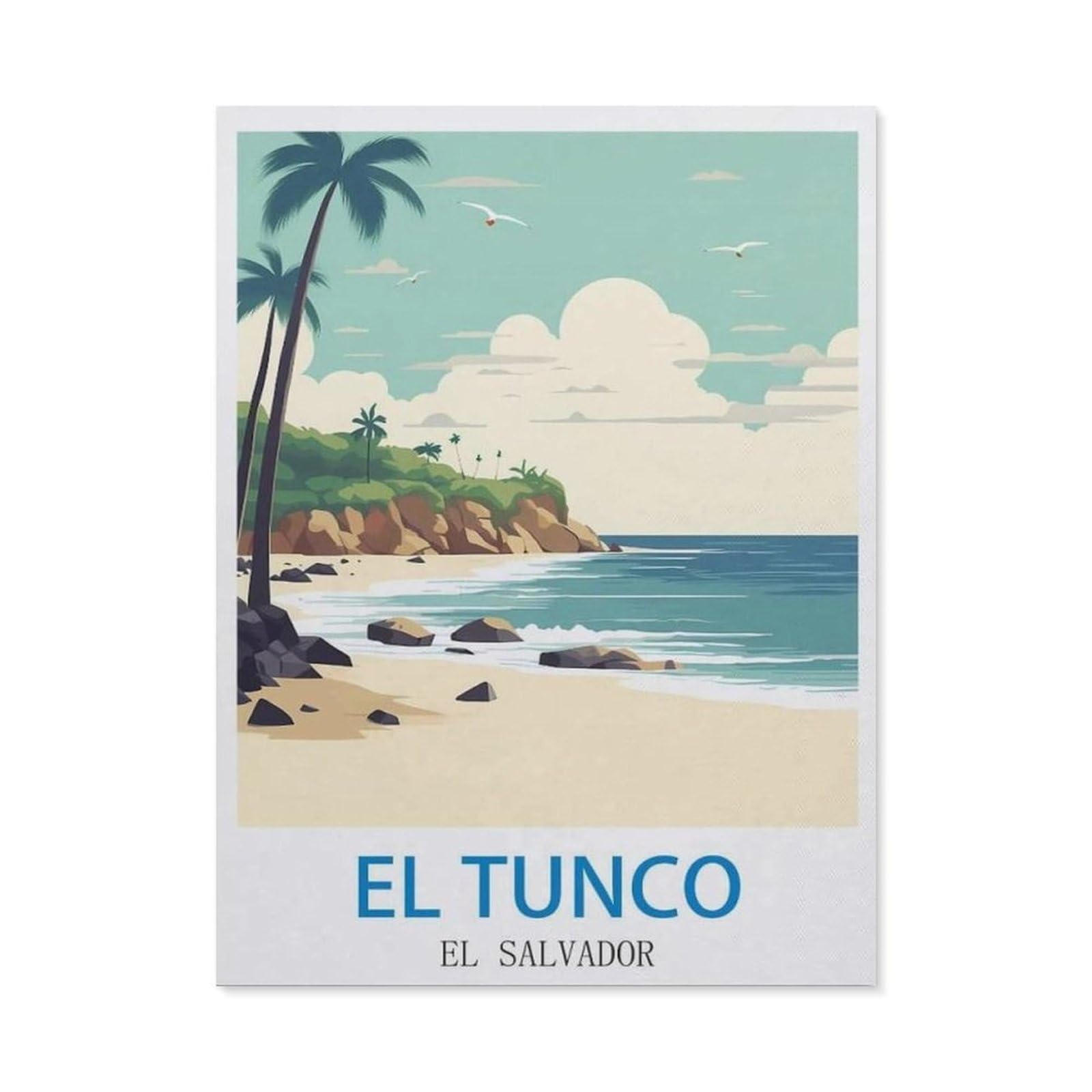 BEAYODKP Diamond Painting，El Tunco El Salvador（30x40cm）