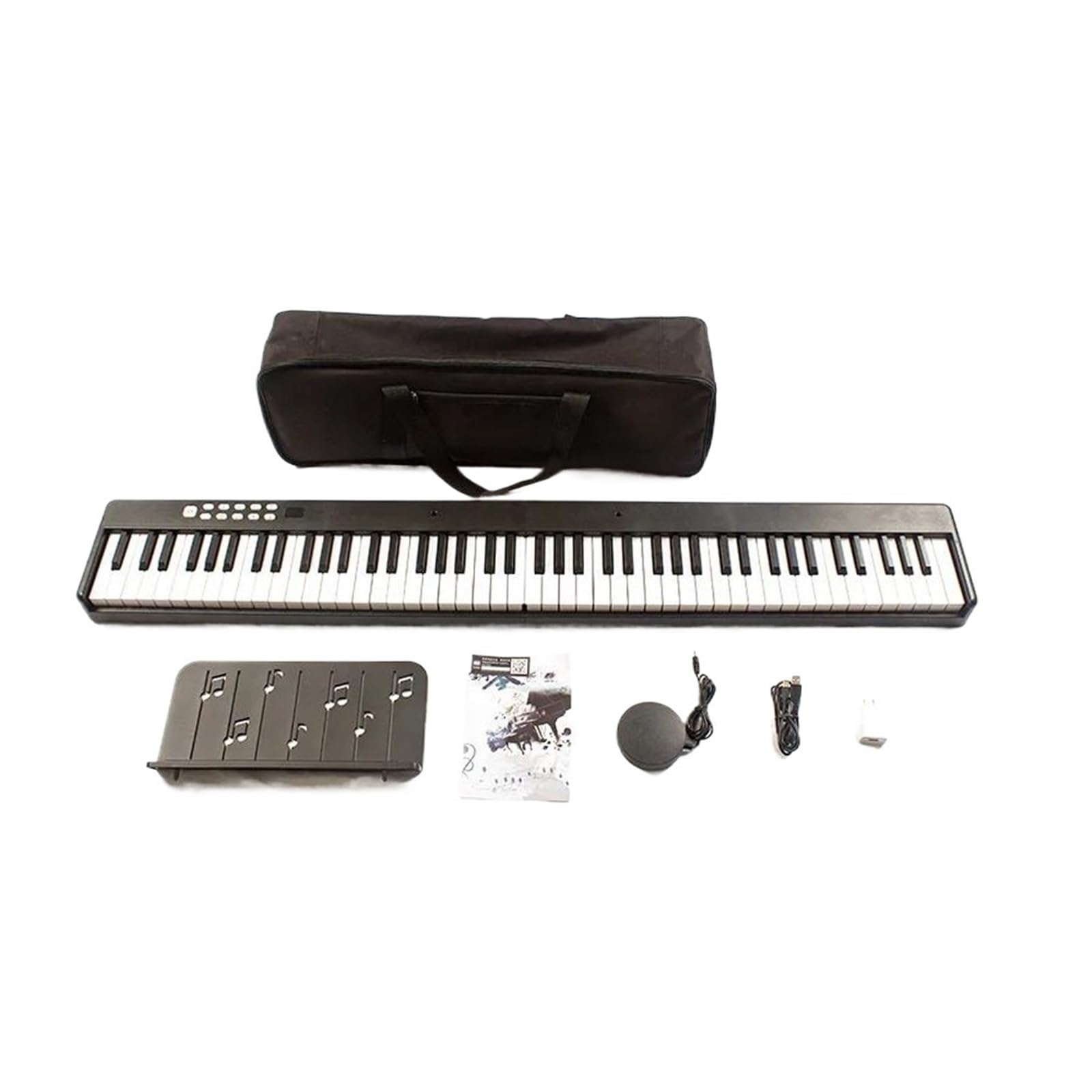 Tastiera Elettronica Professionale Pianoforte Pieghevole Elettronico Professionale 88 Tasti Ricaricabile Organo Digitale Pianoforte Strumenti A Tastiera Portatili
