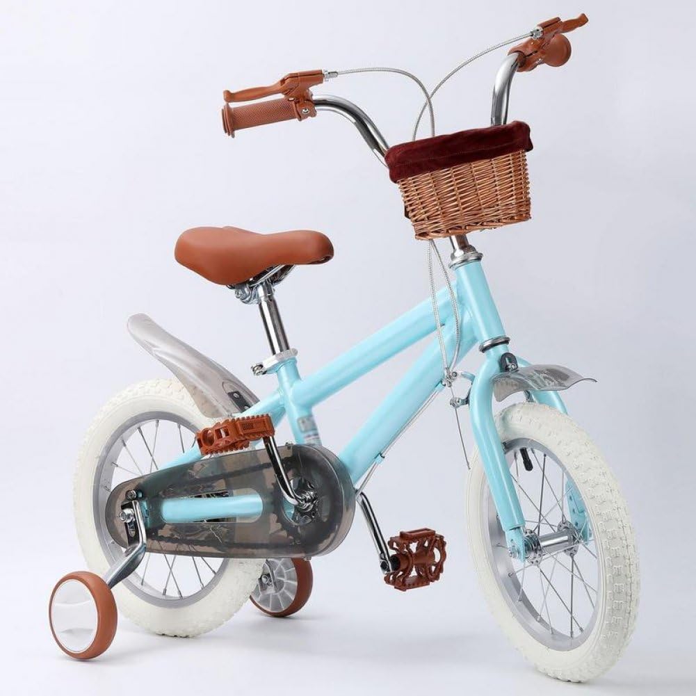 Amazon | 自転車かご 自転車バスケット 子供用 田園風 オシャレ レトロ
