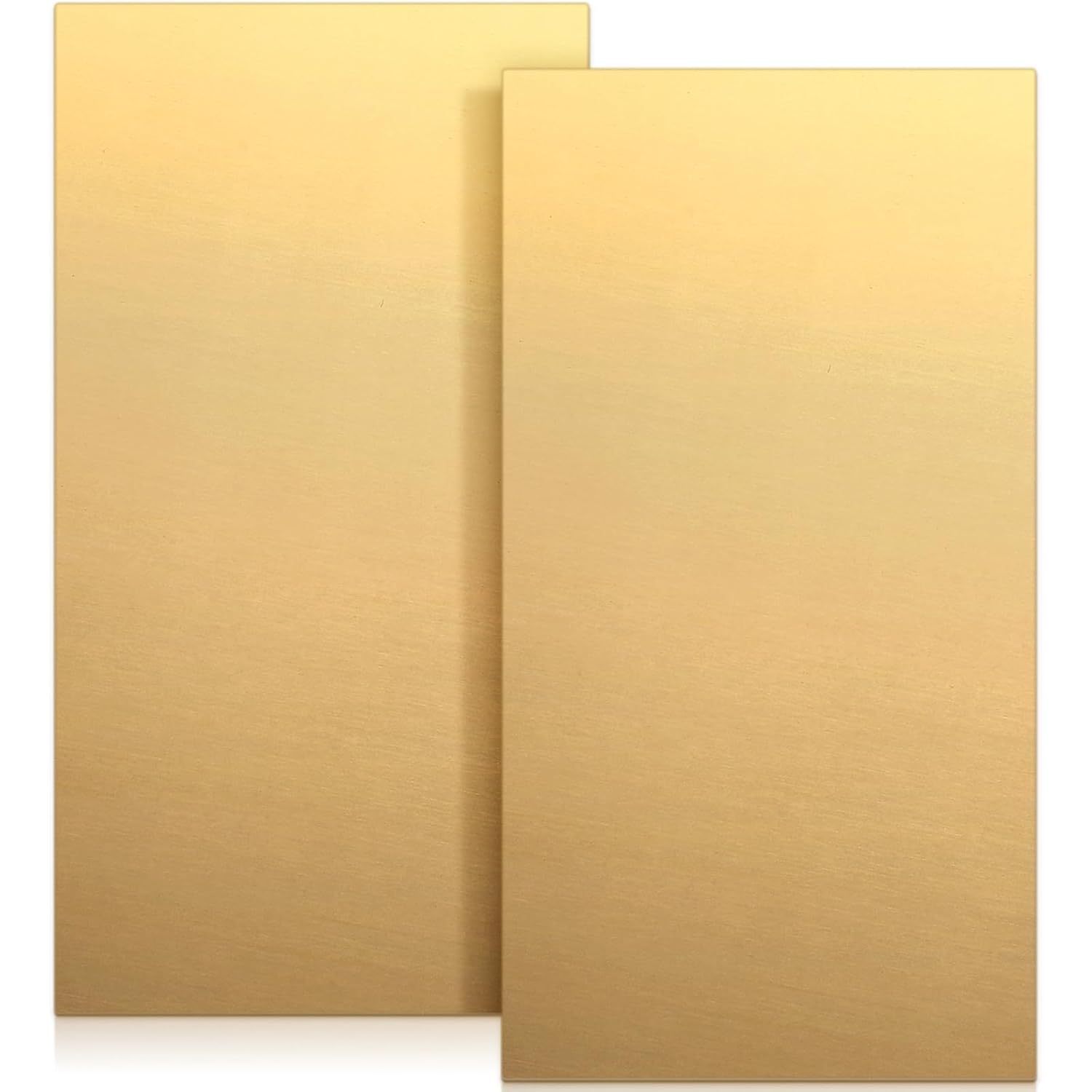 Tandefio 2 Pcs Brass Sheet 12" x 6", 14 Gauge(0.06